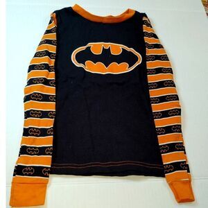 Batman Boys Black & Orange Long Sleeve T-Shirt - Size 8